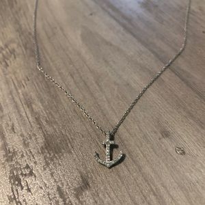 Diamond Anchor Necklace